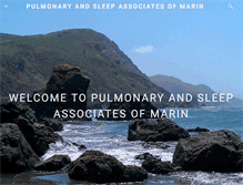 Tablet Screenshot of marinpulmonarysleep.com